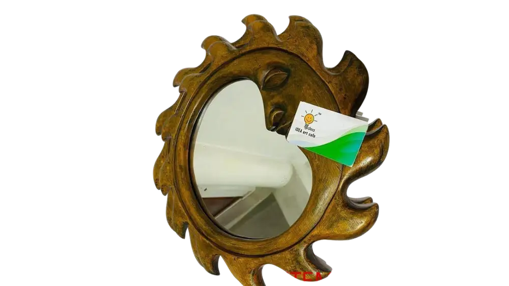 Decorative wooden mirror