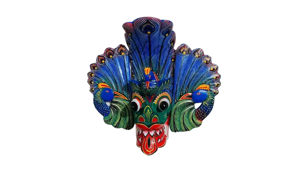 Mayura Raksha peacock demon mask