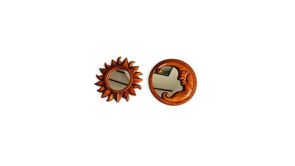 Sun and Moon mirror set